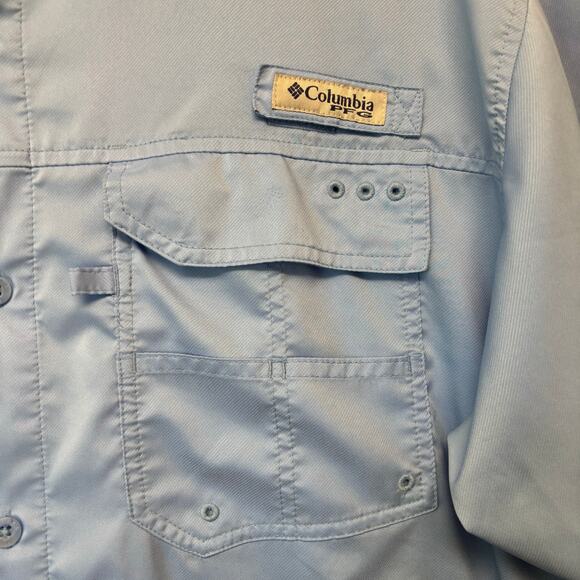 Columbia Performance Fishing Gear Shirt PFG  Omni-Shield Blood n Guts XL Light - Picture 12 of 13